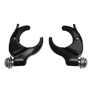 Pinces chromées de fixation de pare-brise pour Harley-Davidson V-Rod - vue 5
