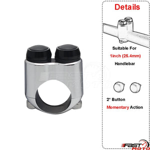 Commodo à boutons poussoirs pour guidon Harley - vue 20