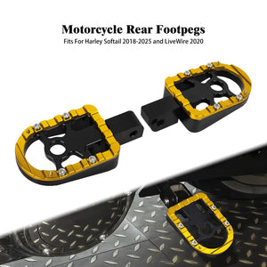 Repose-pieds passager en aluminium pour Harley-Davidson Softail - vue 9