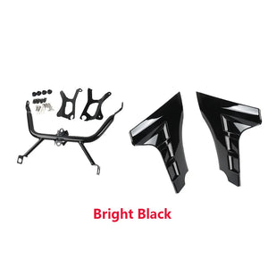 Support de spoiler latéral de carénage noir pour Harley Road Glide - vue 6