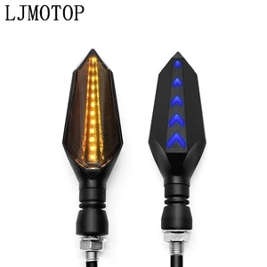 Clignotants LED à défilement séquentiel pour moto, feux de position ambrés - vue 13