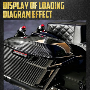 Caches de Sacoches Rigides en Fibre de Carbone (2 pièces) - Harley-Davidson Touring 2014-2023 – photo 2/7