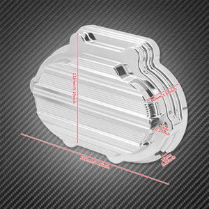 Cache latéral de boîte de vitesses CNC noir/chrome pour Harley-Davidson Touring 2014-2020 – photo 6/8