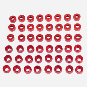 Kit de 48 caches de vis moteur rouges pour Harley - vue 5