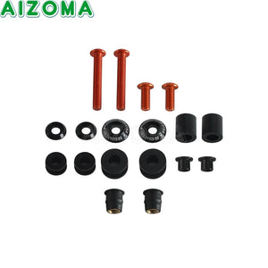 Kit d'entretoises anti-turbulence pour pare-brise - Harley Softail Low Rider S, Street Bob – photo 11/16