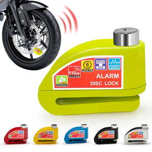 Bloque-disque moto/vélo avec alarme antivol en alliage d'aluminium - vue 1