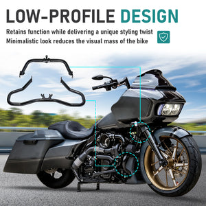 Barre de Protection Moteur 1.25" avec Supports de Carénage - Harley-Davidson Touring Road Glide 2015-2023 – photo 6/7