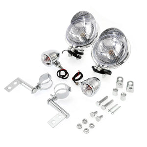 Phares additionnels avec clignotants pour Harley - vue 9