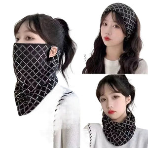 Cache-cou masque en polyester tricoté pour l'hiver - vue 10