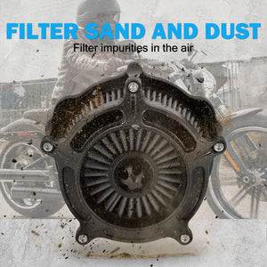 Filtre à air noir pour moteur de moto Harley-Davidson - vue 3