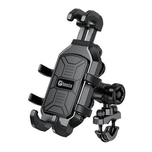 Support téléphone moto anti-vibration – fixation guidon ou rétroviseur pour navigation GPS - vue 5