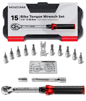 Kit de Clés Dynamométriques Mécaniques Premium 9 Pièces 5-224 N.m - Moto, Vélo & Auto – photo 9/9