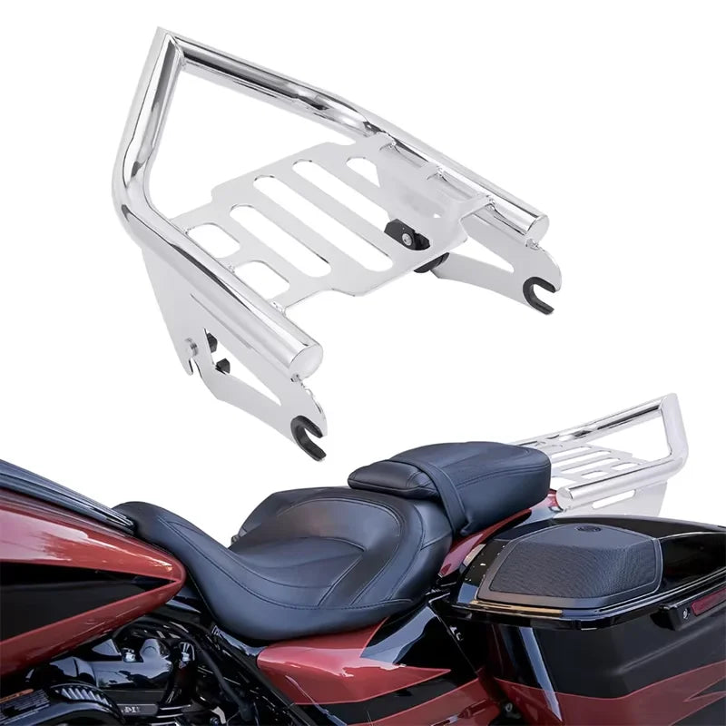 Porte-bagages avec poignées de maintien HCMT pour Harley-Davidson Touring