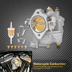 Carburateur Super E style shorty - Harley Big Twin, Sportster, Electra Glide, Fatboy, Lightning – photo 7/7