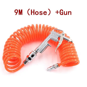 Pistolet de Nettoyage Haute Pression avec Tuyau PU Rétractable 8x5mm – photo 8/12