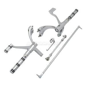 Kit complet commandes avancées CNC, repose-pieds, leviers et biellettes pour Harley-Davidson Sportster XL 883, 1200, 48 2004-2024 – photo 7/20