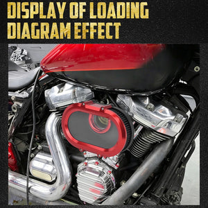 Kit Filtre à Air avec Anneaux Colorés - Harley-Davidson M8 Touring, Softail, Trike – photo 2/10