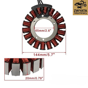 Stator d'alternateur pour Harley Touring et Softail Milwaukee-Eight - vue 2