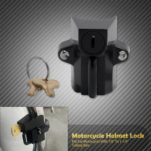Antivol de Casque avec Crochet de Suspension et 2 Clés - Guidon 25-32mm, Harley-Davidson – photo 8/8