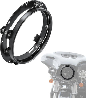 Support de phare 7 pouces pour Harley Touring Softail - vue 1
