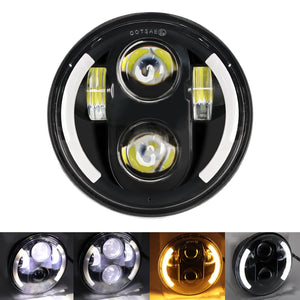Phare LED 5,75 pouces pour Harley Sportster Dyna - vue 6