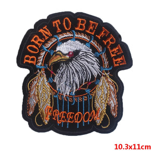 Écusson brodé biker/punk thermocollant - vue 8