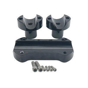 Rehausseur de guidon 2 po 1-1/4 po pour Harley Touring Dyna Softail - vue 6