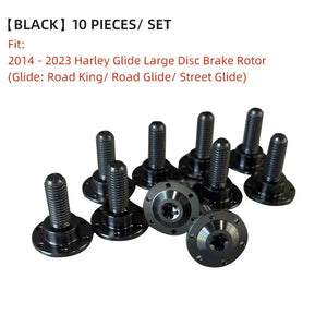 Kit de Boulons de Disque de Frein Avant en Titane pour Harley Touring 2014-2024 – photo 8/12
