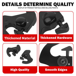 Kit de Loquets Rotatifs pour Porte-Bagages de Sissy Bar Amovible - Harley-Davidson Touring, Softail, Sportster – photo 4/6