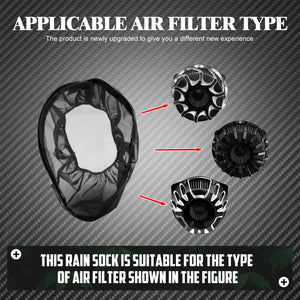 Housse de Pluie pour Filtre à Air (Rain Sock) - Harley-Davidson Moteurs 114/117 (Touring, Dyna, Sportster, Softail) – photo 3/6