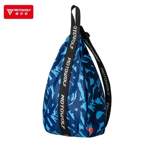 Sac à dos porte-casque vert armée pour moto - vue 7
