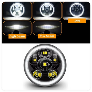 Phare LED 5,75 pouces pour Harley Sportster - vue 15