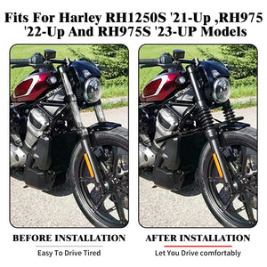 Barre de protection moteur noir brillant pour Harley-Davidson Sportster S - vue 4