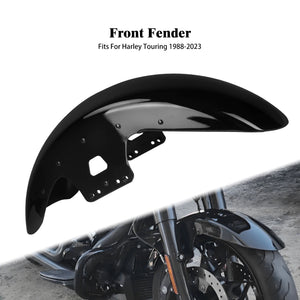 Garde-boue avant 19'' enveloppant en acier pour Harley-Davidson Touring - Electra Glide, Street Glide, Road King FLHTK 1988-2023 – photo 7/7