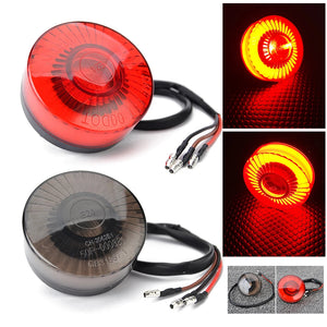 Feu arrière LED rond pour Harley bobber - vue 2