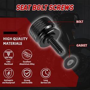 Vis de selle moletée pour Harley Sportster Dyna - vue 5
