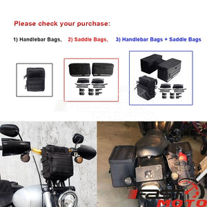 Sacoches de Voyage et Sacoche de Guidon en Nylon Balistique pour Harley Softail - vue 6