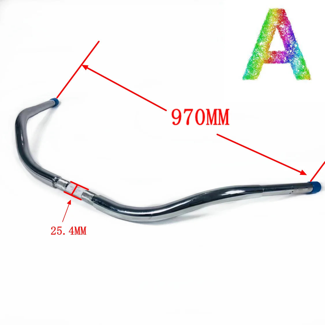 Guidon beach bar pour Harley Softail Dyna Road King - vue 2