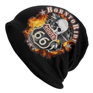 Bonnet tricoté biker Route 66 pour l'hiver - vue 19