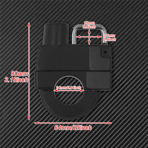 Antivol de Casque pour Guidon 25mm avec 2 Clés - Harley-Davidson Sportster, Touring, Dyna, Softail – photo 6/7