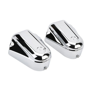 Caches d'axe arrière chromés pour Harley Softail Deluxe - vue 2