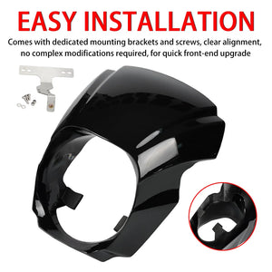 Carénage de phare style Aggressor pour moto Harley Breakout - vue 2