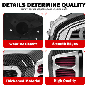 Filtre à air moto chromé pour Harley-Davidson - vue 6