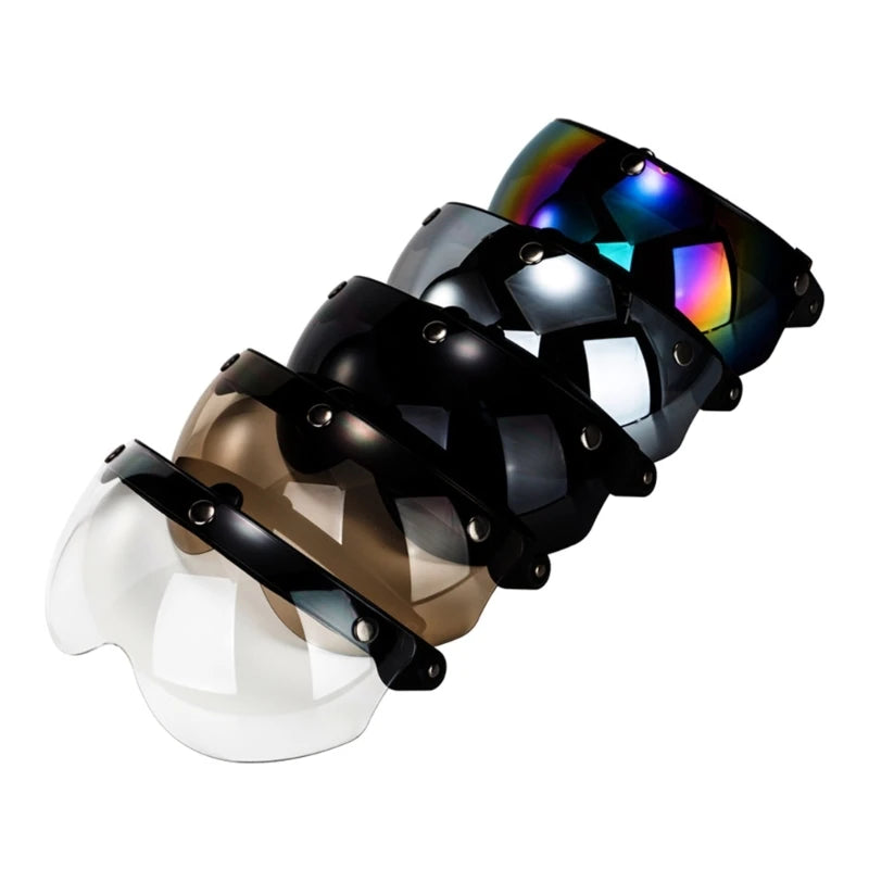 Visière Bulle Universelle pour Casque Jet Rétro et Scooter Vintage - vue 2