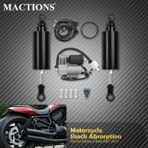 Kit de Suspension Arrière Pneumatique Réglable (Air Ride) - Harley-Davidson V-Rod 2007-2017 – photo 1/6