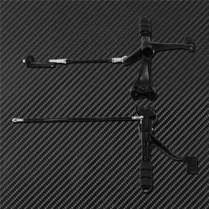 Kit complet commandes avancées noires, repose-pieds, leviers et biellettes en aluminium pour Harley-Davidson Sportster XL883, XL1200 2004-2022 – photo 4/8
