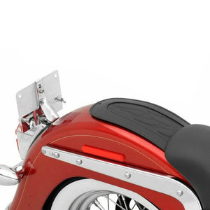 Bavette de garde-boue arrière en cuir noir pour Harley-Davidson Dyna - vue 5