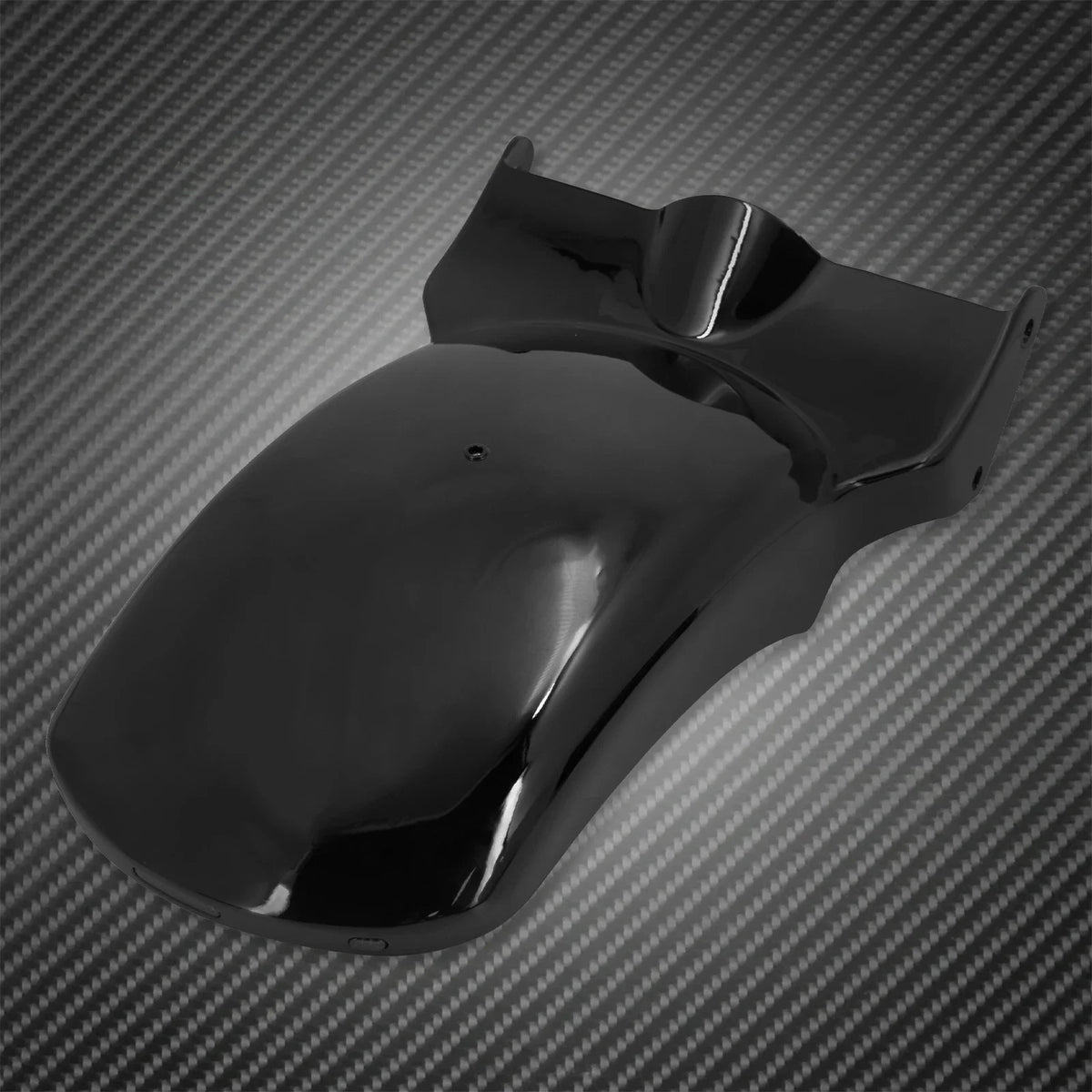Garde-boue arrière noir avec feu LED pour Harley Softail Fat Boy - vue 2