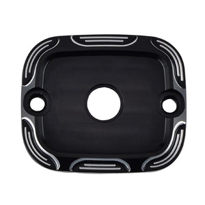 Cache de Bocal de Liquide de Frein Avant CNC Aluminium - Harley-Davidson Dyna 2006-2017, Softail 2006-2014 – photo 3/6