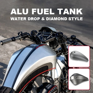 Réservoir d'essence de style diamant pour moto Harley-Davidson Softail - vue 2